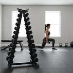 Steel Dumbbell Racks Vertical & Horizontal (3, 6, 8, 10 Levels)