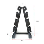 Steel Dumbbell Racks Vertical & Horizontal (3, 6, 8, 10 Levels)