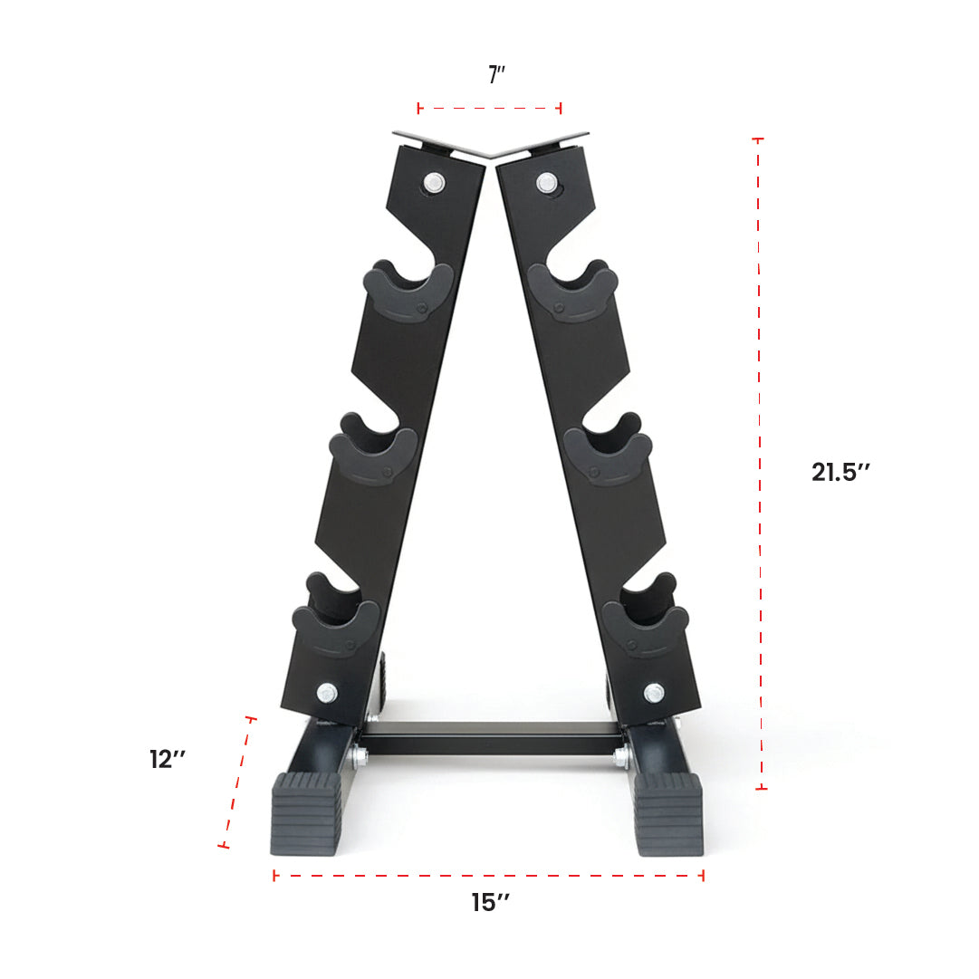 Steel Dumbbell Racks Vertical & Horizontal (3, 6, 8, 10 Levels)
