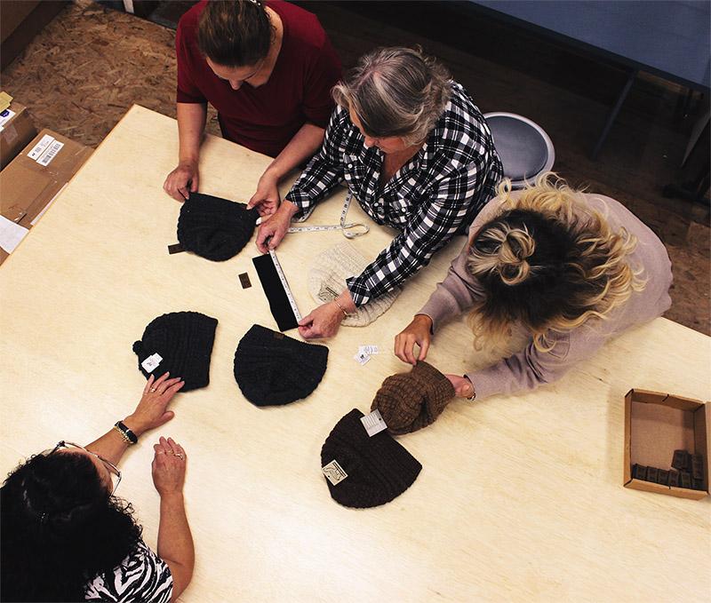 Bonnet souple texturé en alpaga