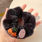 Pumpkin Color Cute Ghost Hair Tie