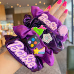 Purple Shiny Hair Tie