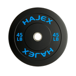 HAJEX Olympic Bumper Weight Plates - 10, 15, 25, 35, 45, 55 LB