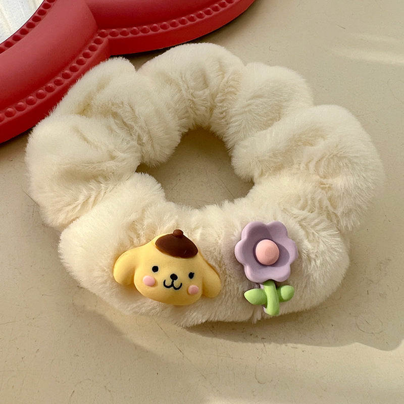 Cute Animal Pink Hair Tie-5pcs Set
