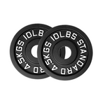 Squat Rack, Bench, Barbell & Weight Plates Stack