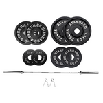 Cast Iron Weight Plates - Standard, Olympic in LBs, KGs