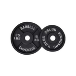 Cast Iron Weight Plates - Standard, Olympic in LBs, KGs