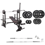 Adjustable Workout Bench with Weight Sets