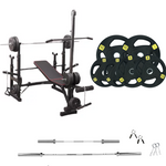 Adjustable Workout Bench with Weight Sets