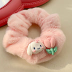 Cute Animal Pink Hair Tie-5pcs Set