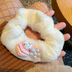 Cute Cat Furry Hair Tie
