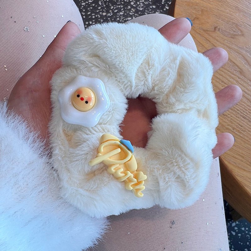 Cute Bunny Letter Hair Tie